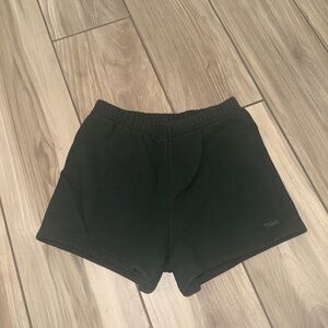 TNA Dark Green Sweatfleece Shorts